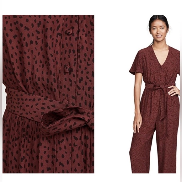 Rails maroon jumpsuit M - Picture 2 of 4